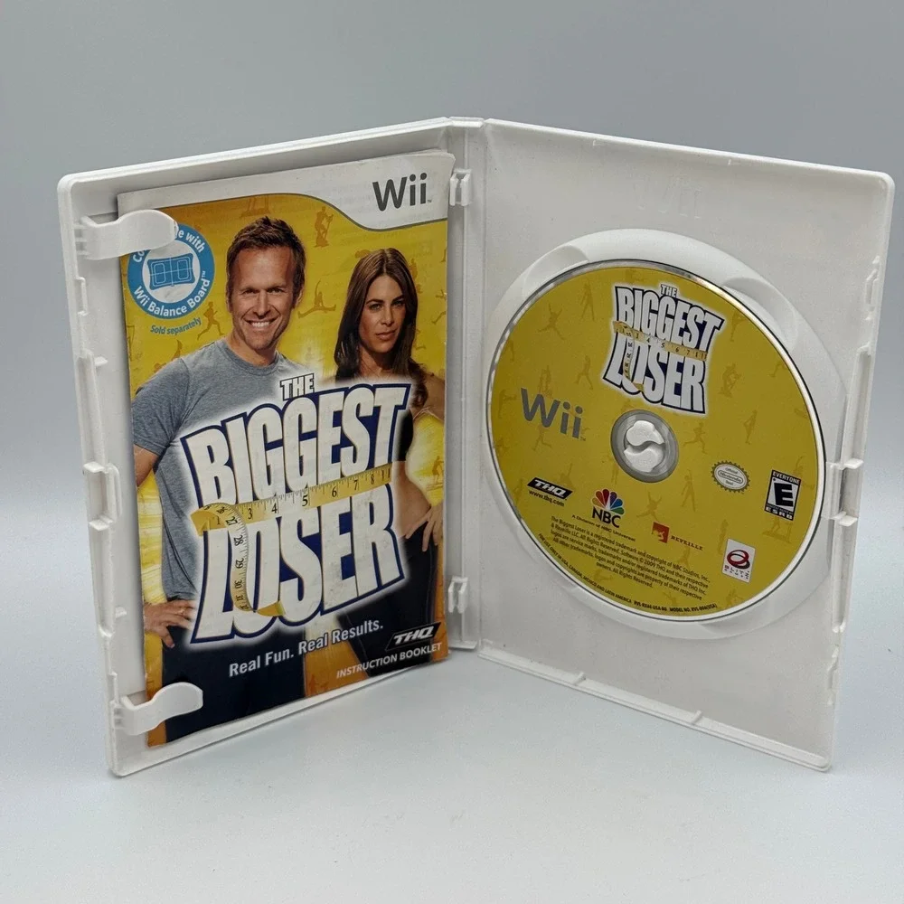 The Biggest Loser Nintendo Wii Game Bob Harper Jillian Michaels Fitness Exercise